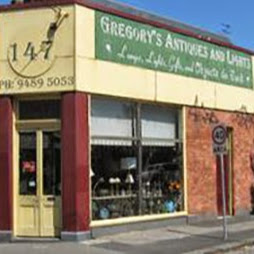 Gregory's Antiques and Lights logo