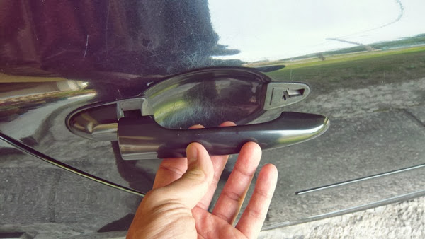 DIY tukar handle pintu proton 