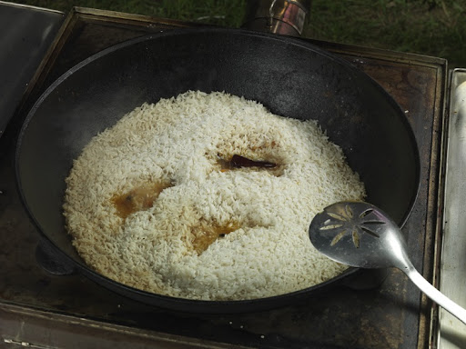 Самаркандский плов с японскими прибамбасами моркови, немного, часть, горох, вместе, следует, можно, должна, масле, масла, перец, масло, чтобы, этого, отверстия, результате, остальная, тазиком, медным, сквозь