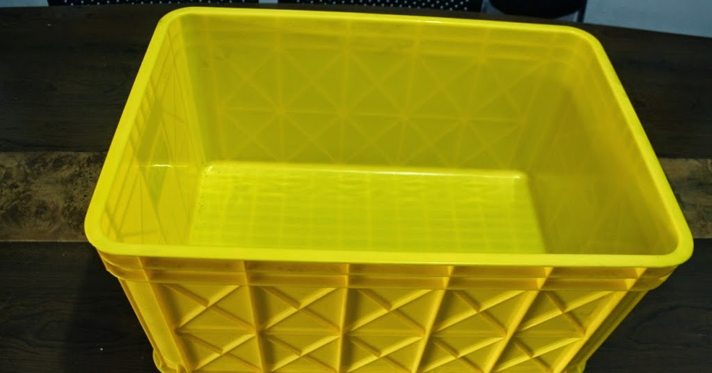 KERANJANG KONTAINER  PLASTIK  POLOS Tipe 2227 P RAK 