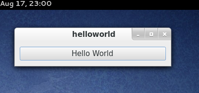 GTK Hello World