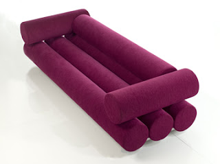 Unique Sofa With Cylindrical Shape