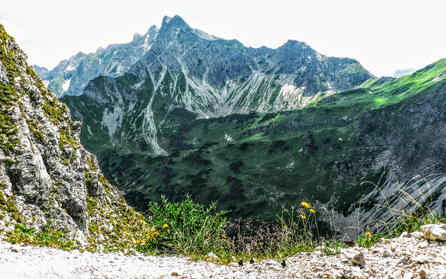 Bick Nebelhorn vom Sattel zum Rubihorn Oberstdorf Allgäu