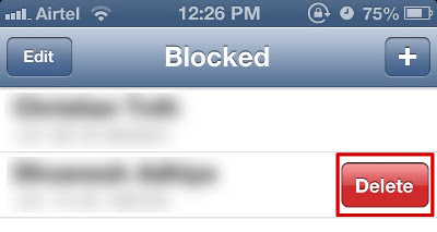 How to Unblock a Blocked Contact