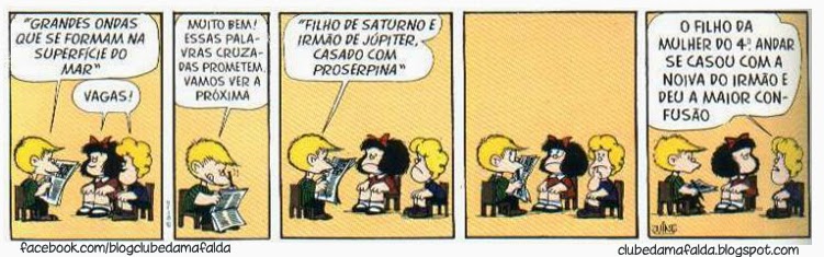 Clube da Mafalda:  Tirinha 626 