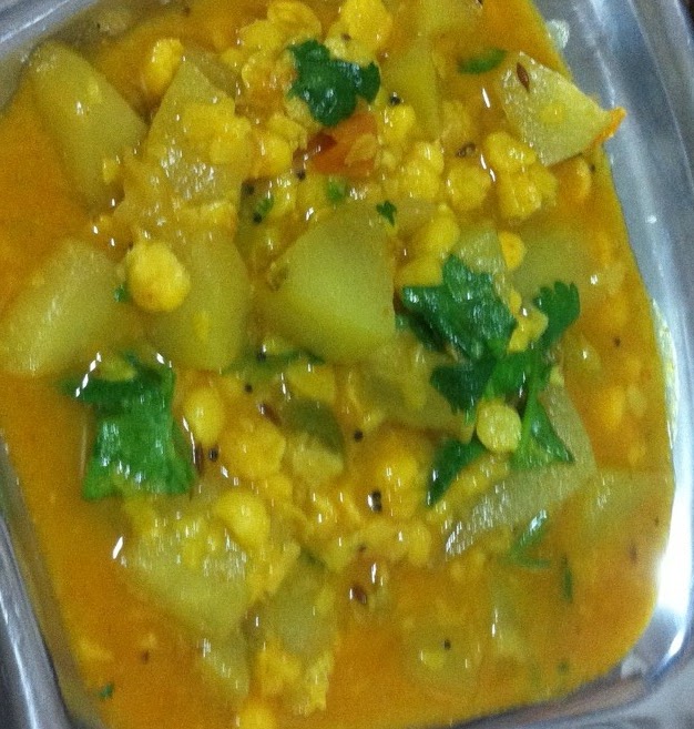 Spice it up... Everyday Gujarati Food Dudhi Chana Dal