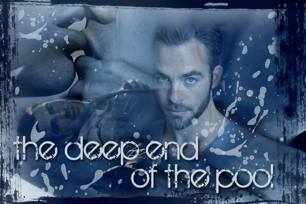 chapter banner with Chris and Zach and the quote 'the deep end of the pool'