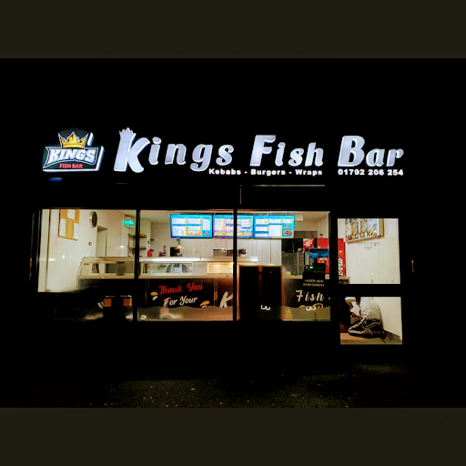 Kings Fish Bar,Sketty logo