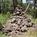 Cairn on Mt Hay summit (40716)