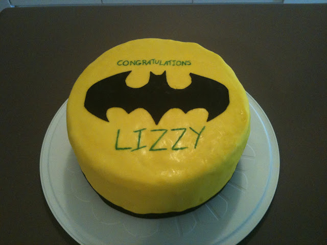 Batman Cake for Lizzy (Photo by Frances Wright)