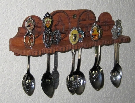 CNC cut collectable spoon rack.