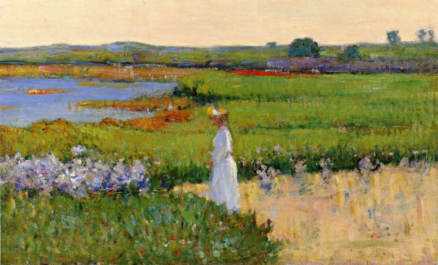 Theodore Wendel – Woman by the Sea, Cape Ann, Massachusetts