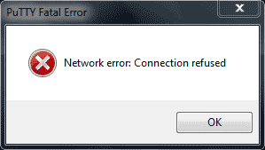Network Error Connection Refused
