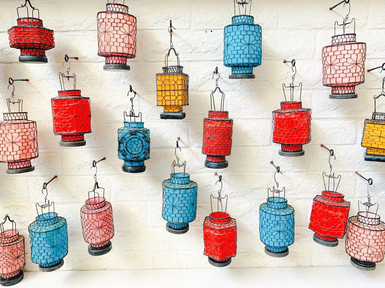 Moroccan-style lanterns