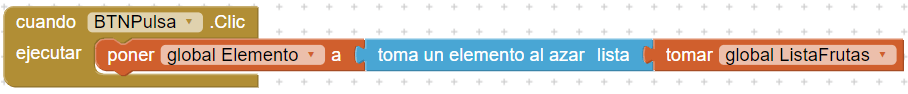 Bloque botón en App Inventor 2