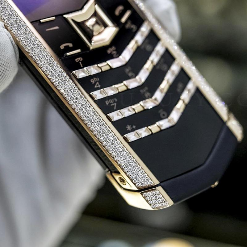 Vertu Signature S Rose Gold Full Diamond | Hoàng Luxury