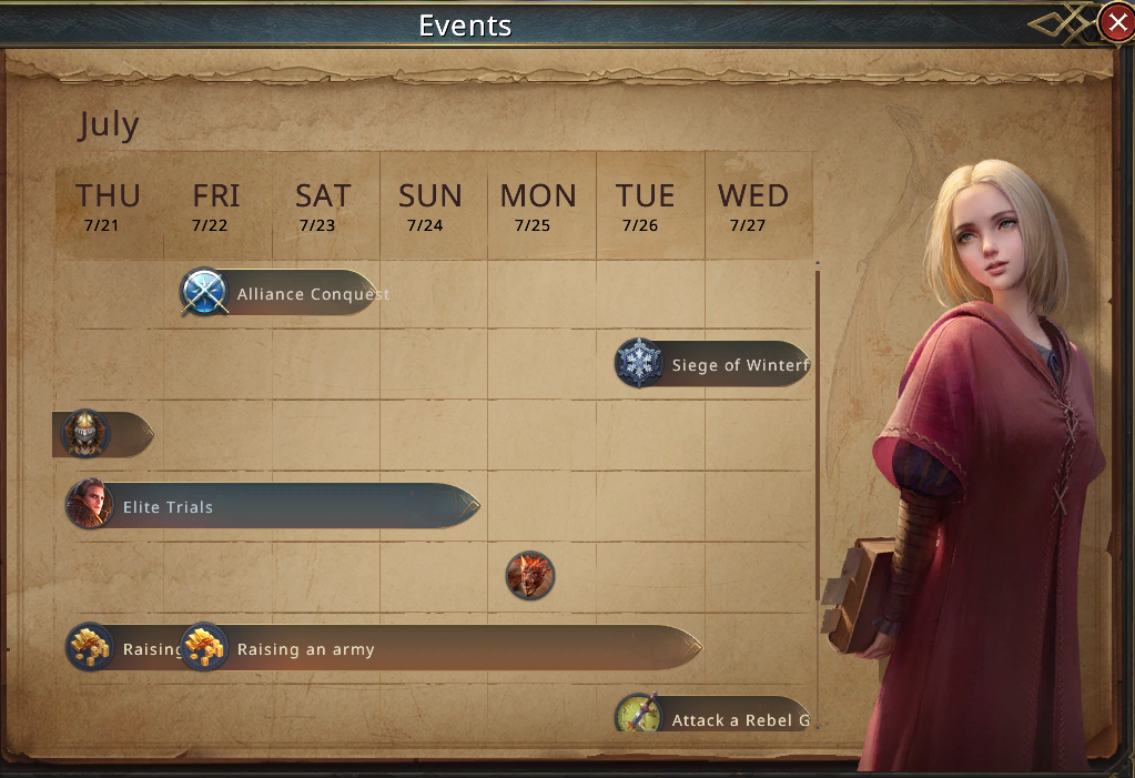 [PLAYER GUIDE] A Summary of Main Events in Game (Updated on 2022/9/22) 