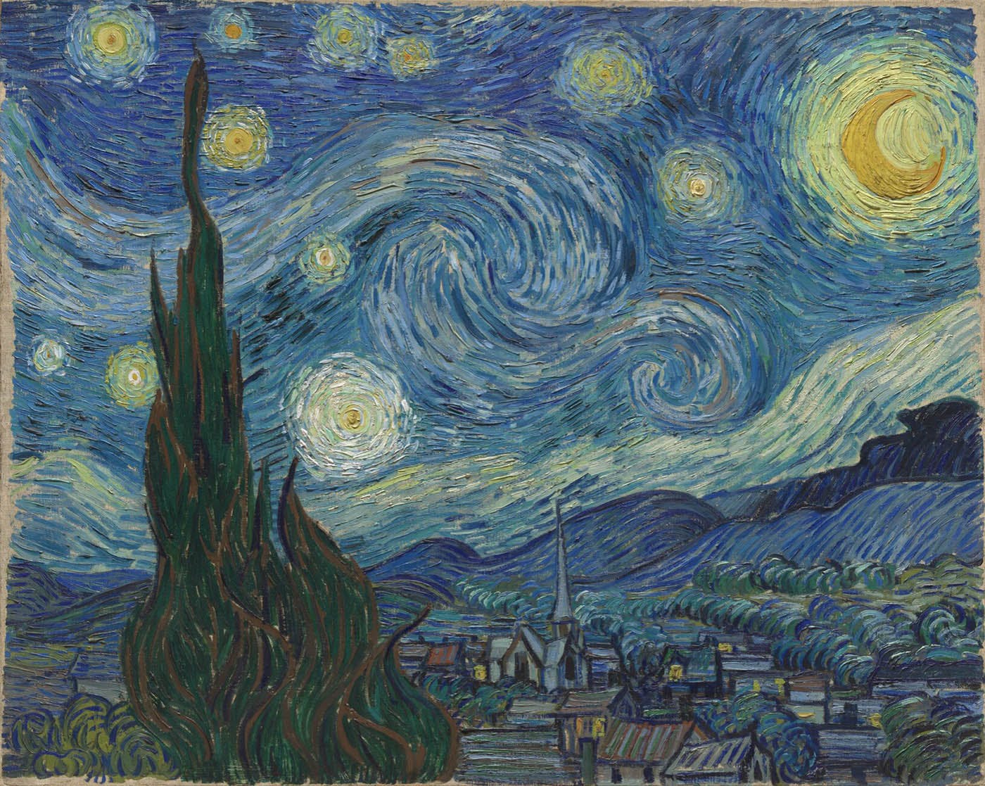 artist van gogh starry night