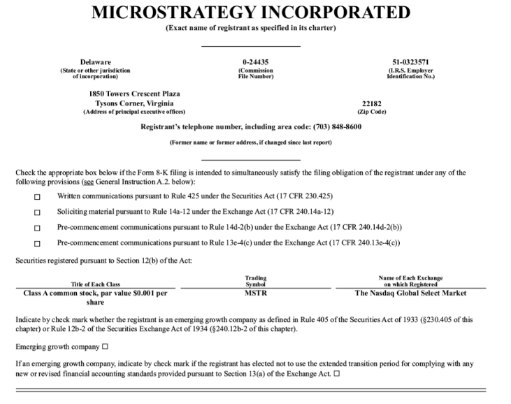 Công ty con MicroStrategy mua 190 triệu đô la Bitcoin sau khi vay 205 triệu đô la