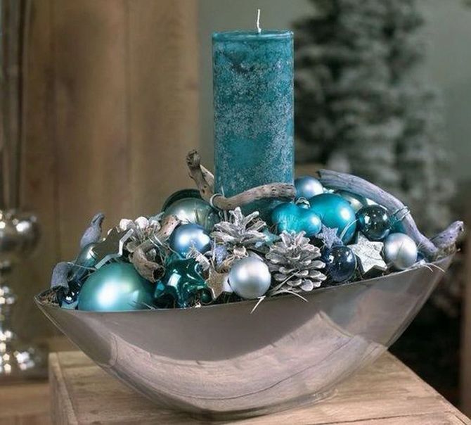 Decor for the New Year 2022: Christmas balls in the interior 22
