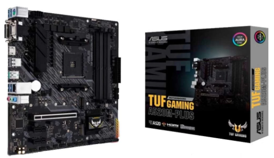 Asus TUF Gaming A520M-Plus ATX Motherboard Photos