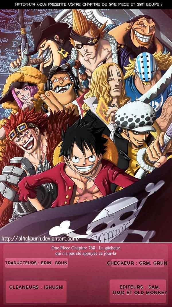 Manga One Piece Chapitre 768 - Page 1