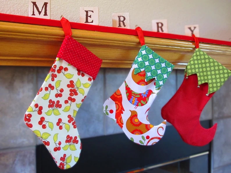 2 Styles of Christmas Stockings Pattern