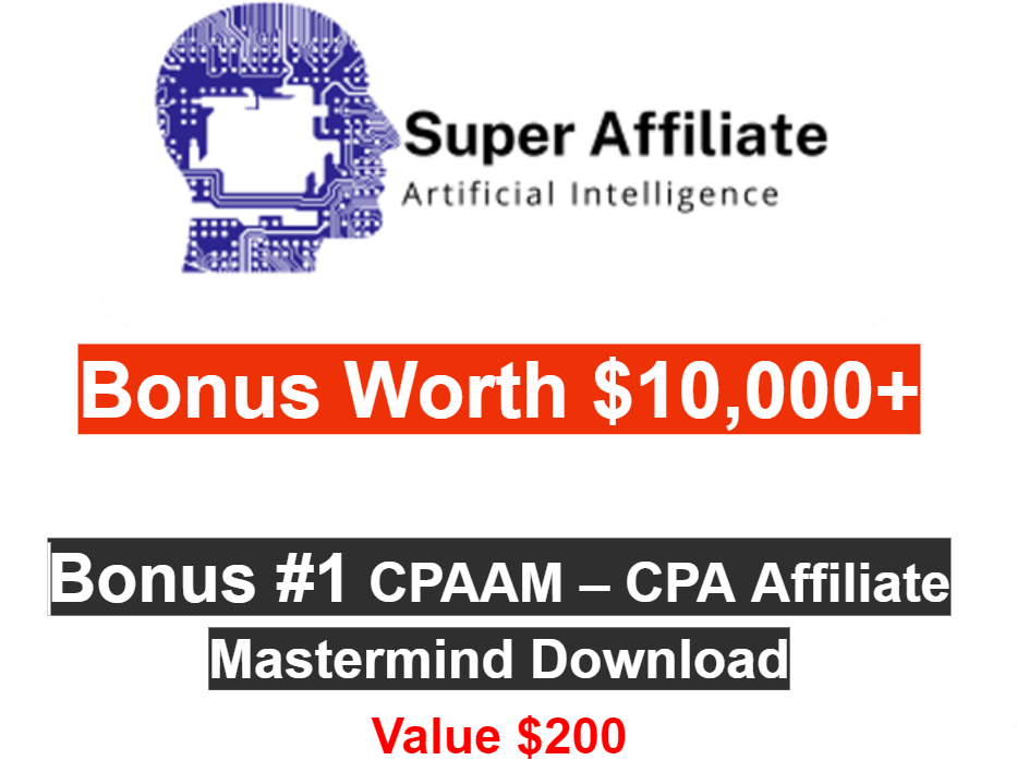 Super Affiliate A.I Bonus 