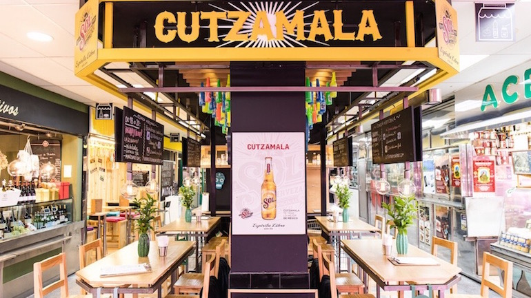 Inside Mercado Antón Martin