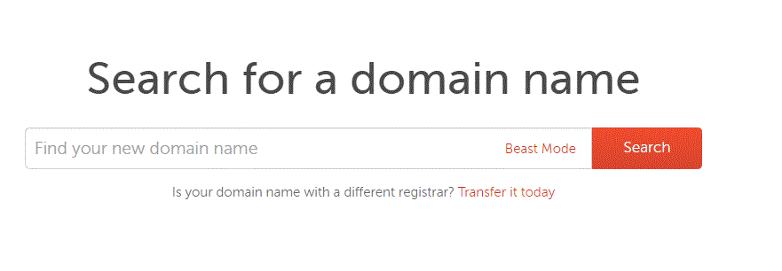using namecheap to search for a domain name