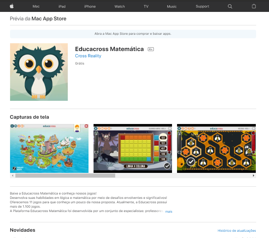 Como fazer o download do app Educacross (Versão iOS)