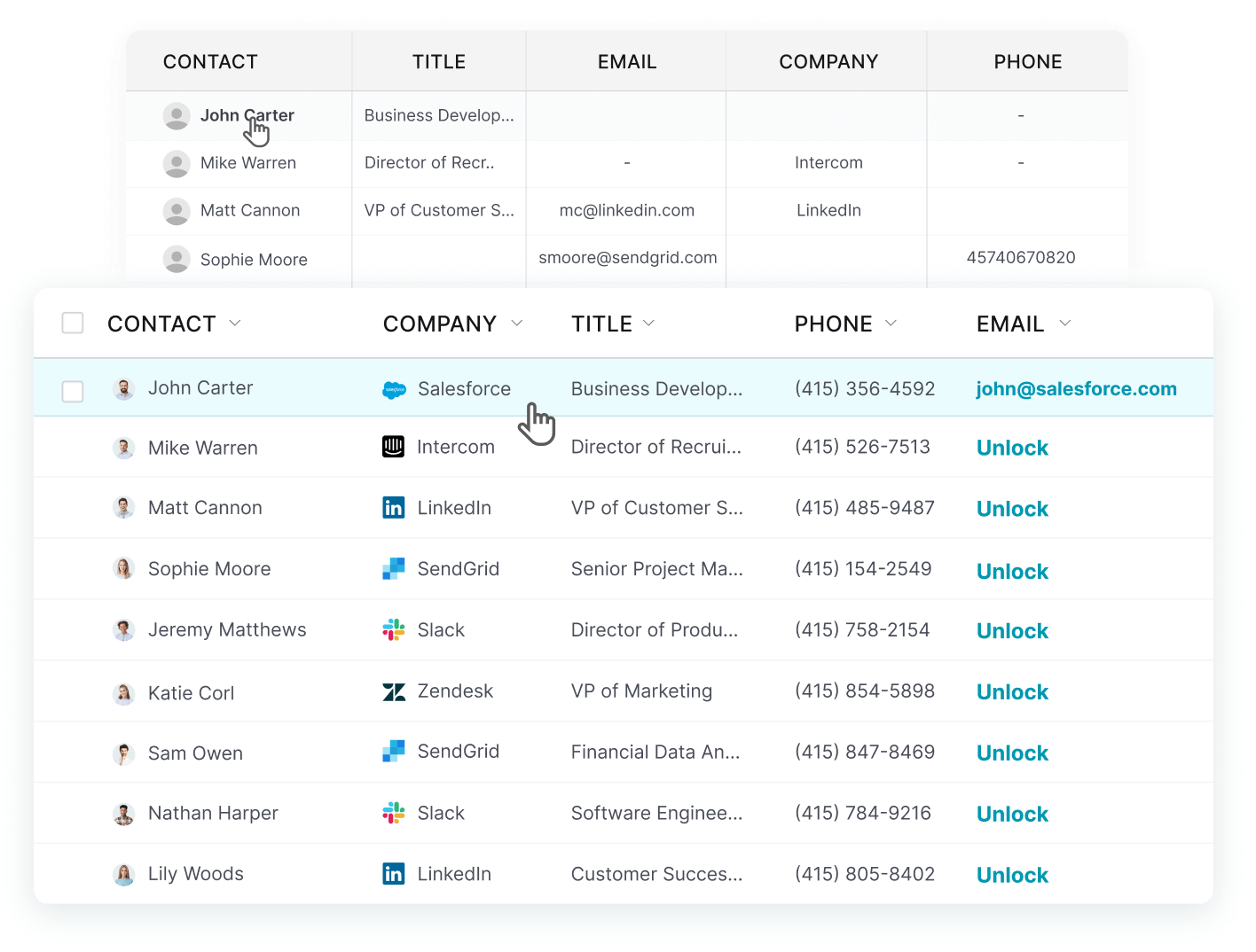 Preview of SalesIntel competitor, Uplead.