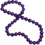Purple Mardi Gras Beads