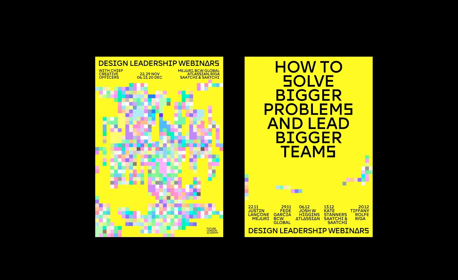 Visual identity for Design Leadership Webinars