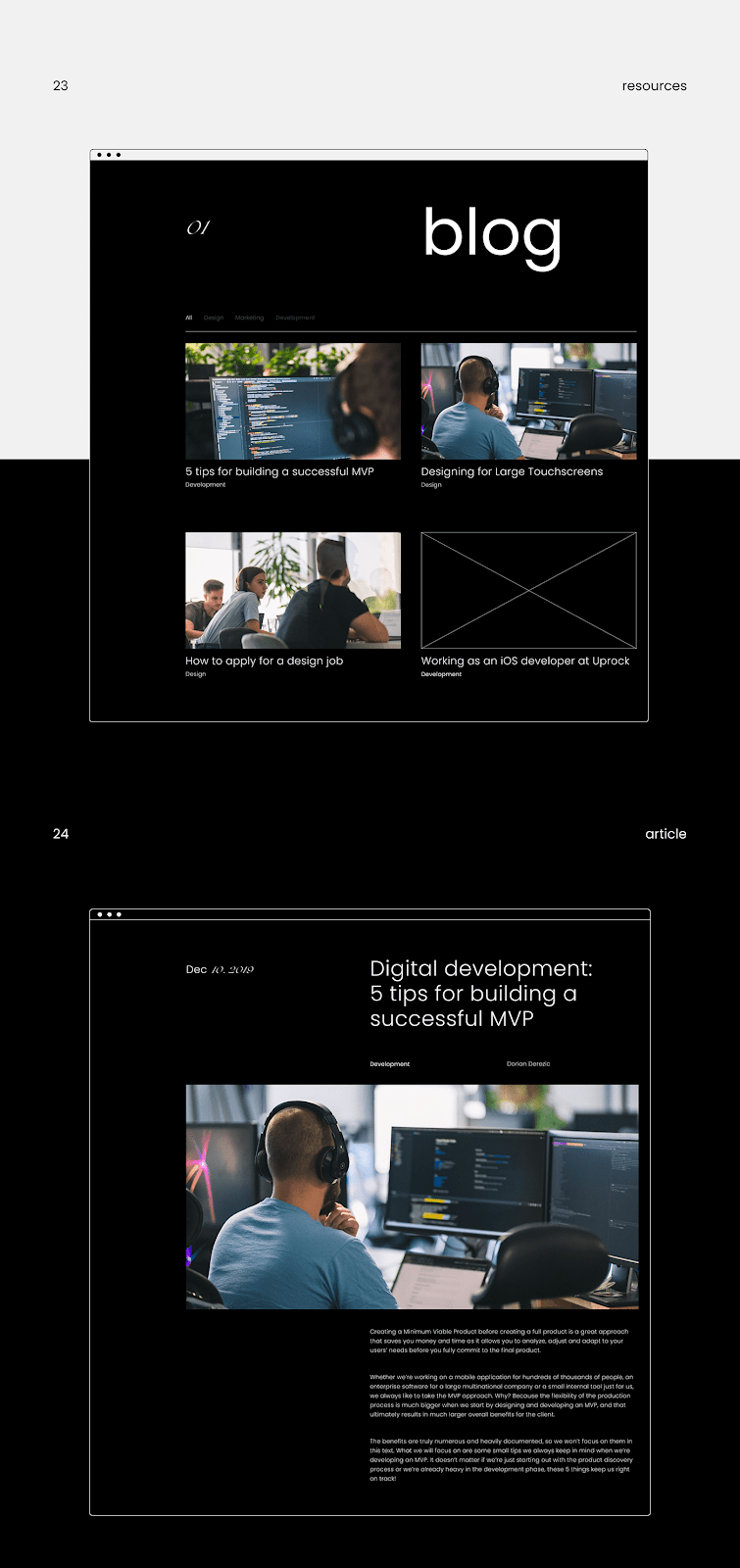 agency clean interaction Minimalism redesign studio typography   UI ux Webdesign