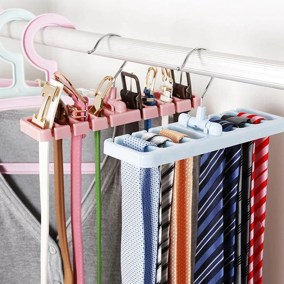 Tie, Scarf, and Belt Hangers -hanger type 5