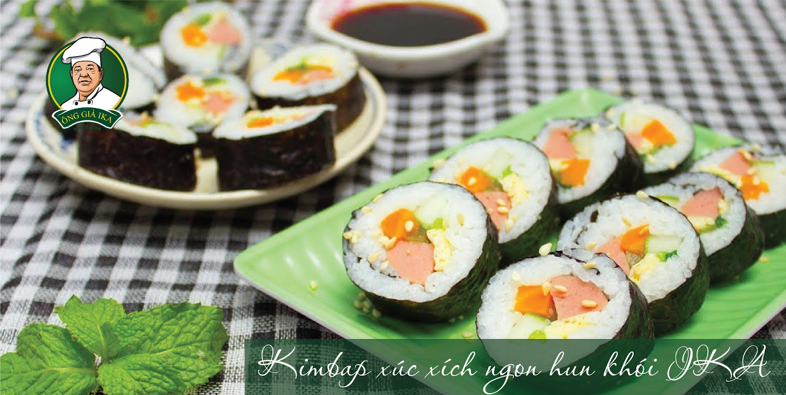 Xúc xích ngon hun khói IKA làm kimbap ngon