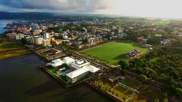 Suva, the capital city 