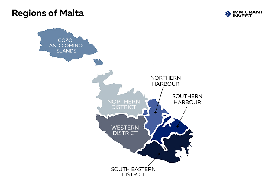 Regions of Malta: where is it advisable to buy real estate?