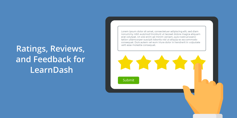 Classificações, comentários e comentários para LearnDash
