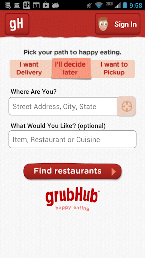 GrubHub Food Delivery/Takeout apk Download GrubHub Food Delivery/Takeout apk