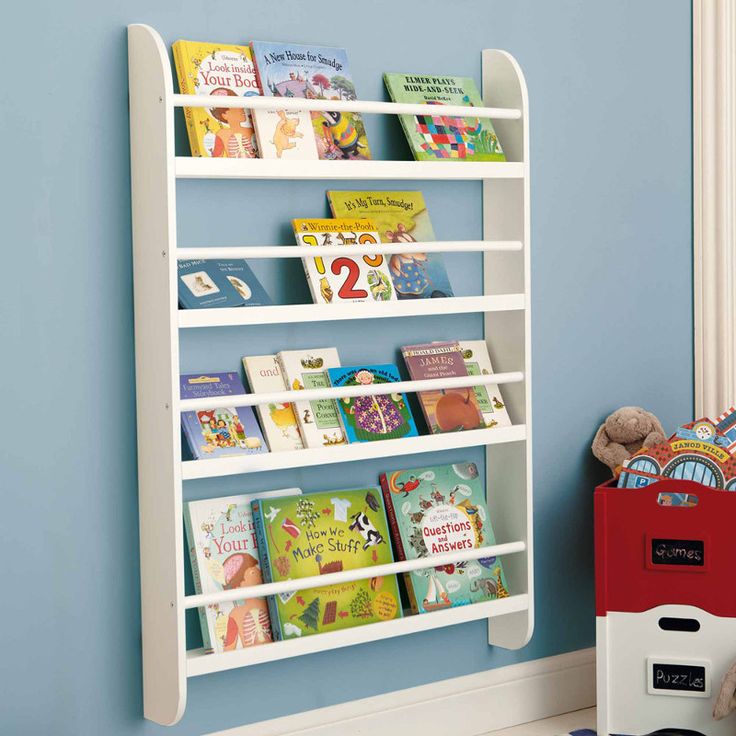 5 полок для книг и игрушек в детскую комнату своими руками (фото)