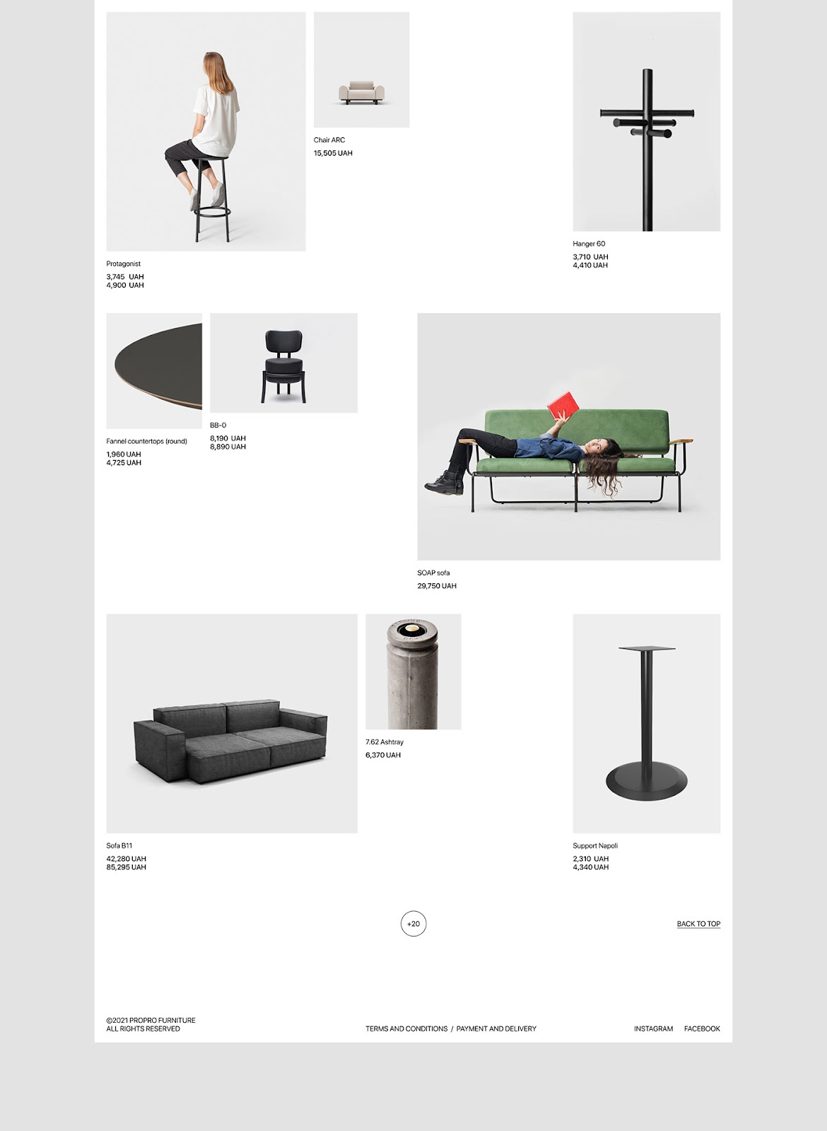 furniture propro UI ux Webdesign Ecommerce typography   Website online shop