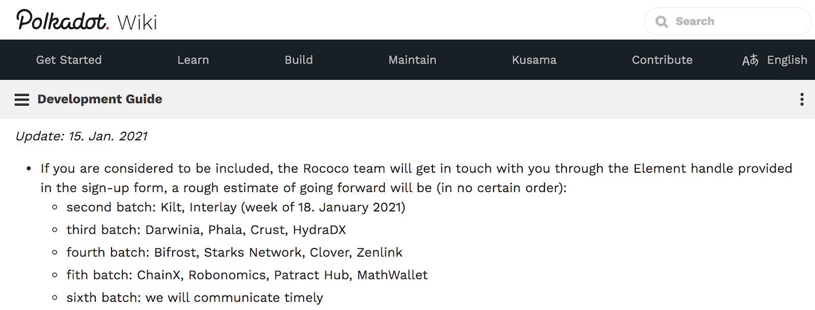 polkadot wiki