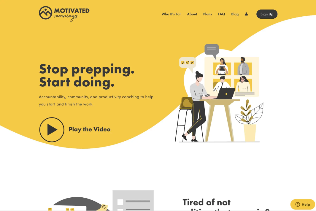 motivated_morning_business_website