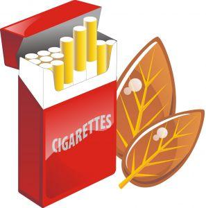 Vector Pack Of Cigarettes