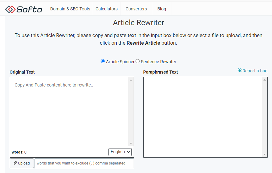 Article Rewriter Tools