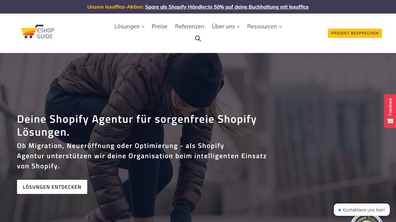 Beste Shopify Agenturen eShop-Guide.de