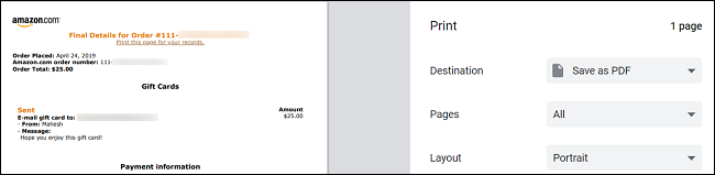 How To Get A Receipt From Amazon Website. Toturial image 5