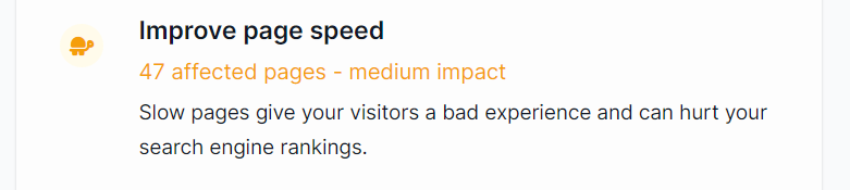 get notified when there's an issue with your page speed